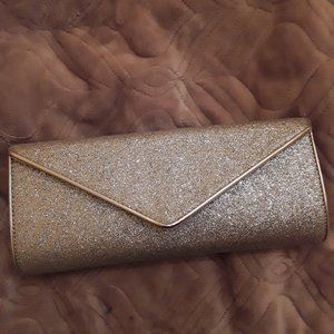 Silver Sparkle Prom Clutch